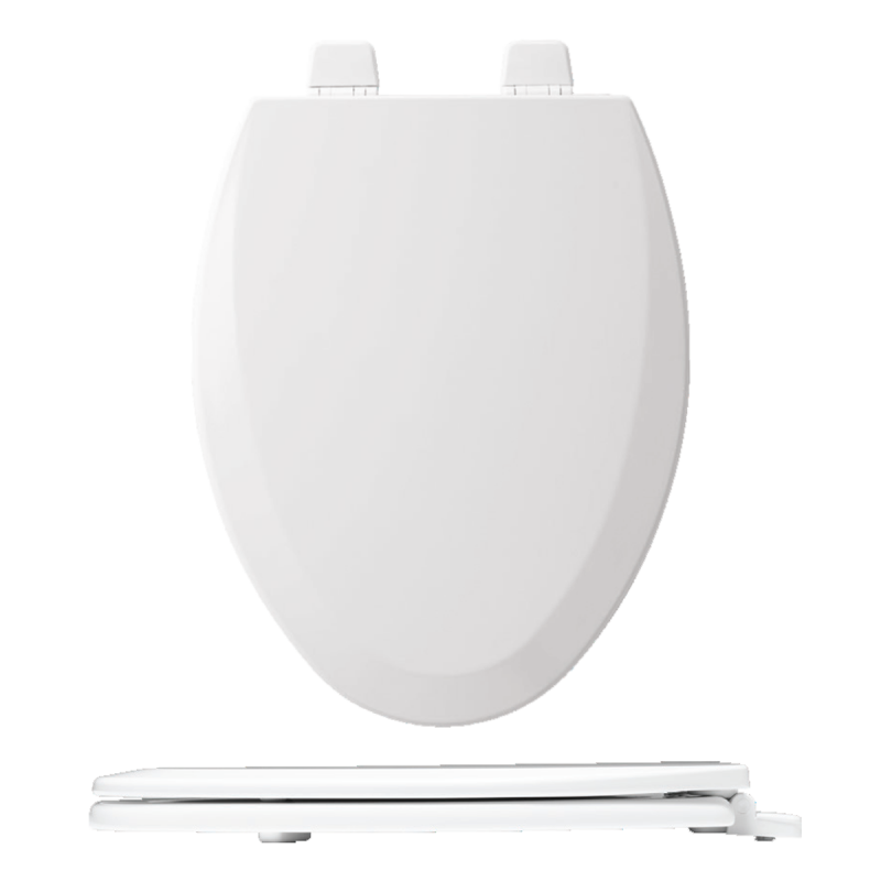 Bemis 1500PROAR White Elongated Molded Wood Toilet Seat